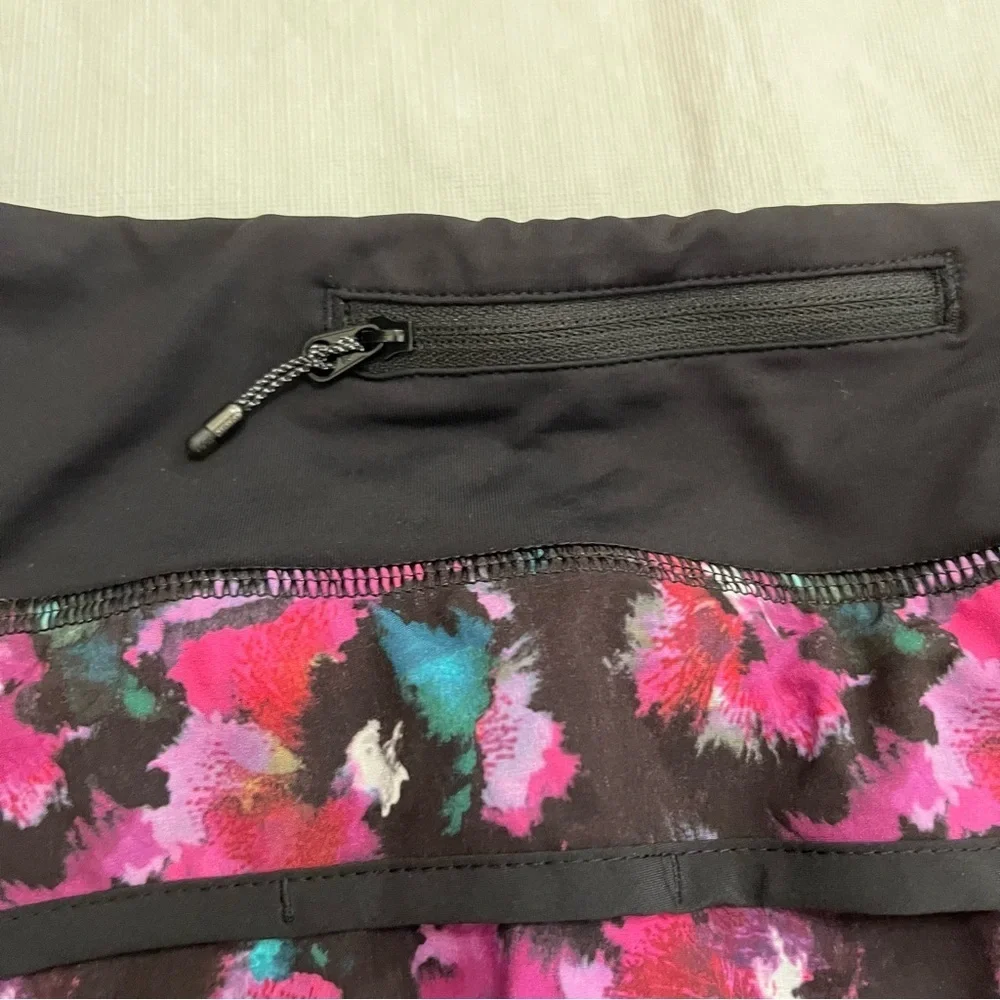 Lululemon Hotty Hot Skirt Skort Midnight Bloom Floral